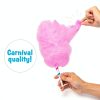 Cotton Candy Express Floss Sugar Variety Pack with 3 - 11oz Plastic Jars of Cherry, Blue Raspberry & Grape Flossing Sugars Plus 50 Paper Cotton Candy Cones-4