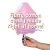 Cotton Candy Express Floss Sugar Variety Pack with 3 - 11oz Plastic Jars of Cherry, Blue Raspberry & Grape Flossing Sugars Plus 50 Paper Cotton Candy Cones-2