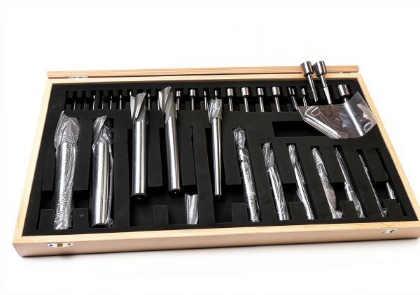 CME 39 Pcs HSS Interchangeable Pilot Counterbore Set Wooden Box-0