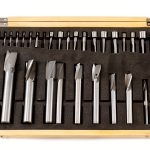 SHARS 40PC 3-Flute HSS Straight Shank Counterbore Set 404-7376-0
