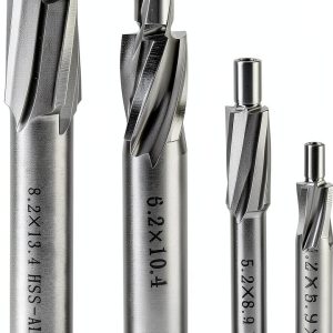5pcs HSS-AL Counterbore Set M3-M8 for Aluminum Steel Copper Cast Iron-0