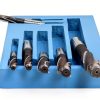 Accusize 7Pc Metric Hss Counterbore Set, 3 Flute Straight Shank for-4