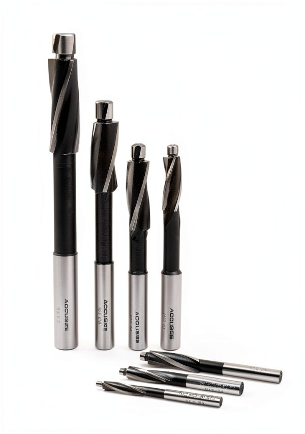 Accusize 7Pc Metric Hss Counterbore Set, 3 Flute Straight Shank for-8