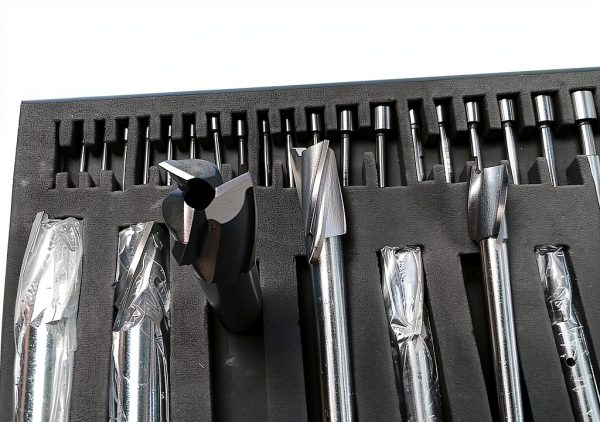 CME 39 Pcs HSS Interchangeable Pilot Counterbore Set Wooden Box-1