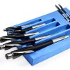 Accusize 7Pc Metric Hss Counterbore Set, 3 Flute Straight Shank for-3