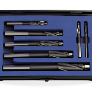 SHARS M3-M12 7-Piece HSS Solid Cap Screw Counterbore Set 3-Flute-0