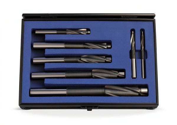 SHARS M3-M12 7-Piece HSS Solid Cap Screw Counterbore Set 3-Flute-0