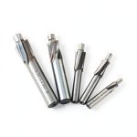 Watris Veiyi 5PCS Counterbore Drill Bit Set, HSS-AL Straight Shank 4 Flutes End Mill Bits, M3-M8 Pilot Slotting Counterbore Mould End Mill Cutter-0