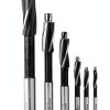 Accusize 7Pc Metric Hss Counterbore Set, 3 Flute Straight Shank for-7