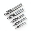 Watris Veiyi 5PCS Counterbore Drill Bit Set, HSS-AL Straight Shank 4 Flutes End Mill Bits, M3-M8 Pilot Slotting Counterbore Mould End Mill Cutter-4