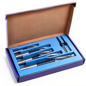 Accusize 7Pc Metric Hss Counterbore Set, 3 Flute Straight Shank for-0