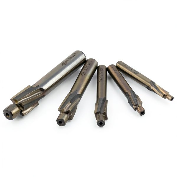 SHUATI 5Pcs Counterbore Set M3-M8 4-Flute HSS-AL Straight Shank Tool-3