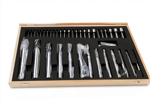 CME 39 Pcs HSS Interchangeable Pilot Counterbore Set Wooden Box-3