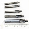 SHUATI 5Pcs Counterbore Set M3-M8 4-Flute HSS-AL Straight Shank Tool-6