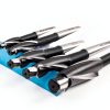 Accusize H.S.S. Solid Cap Screw Counterbore Set, 3 Flute Straight-5