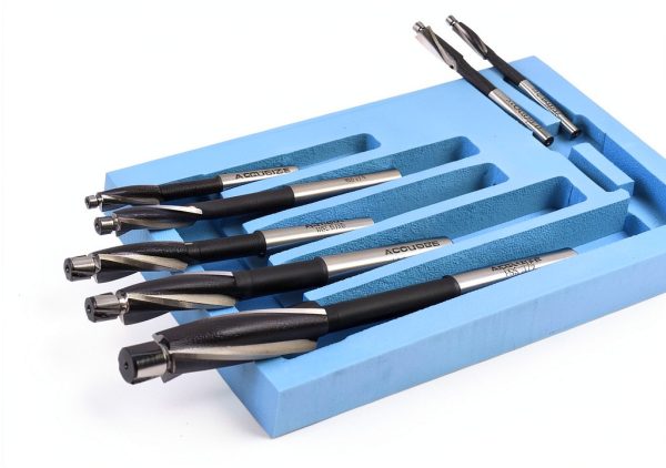 Accusize H.S.S. Solid Cap Screw Counterbore Set, 3 Flute Straight-4