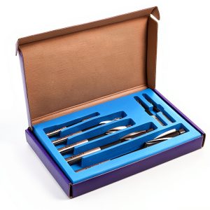 Accusize H.S.S. Solid Cap Screw Counterbore Set, 3 Flute Straight-0